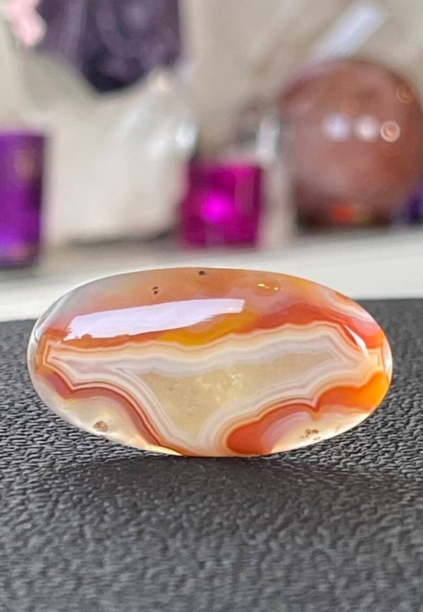 Botswana Agaat edelsteen cabochon ovaal, medium