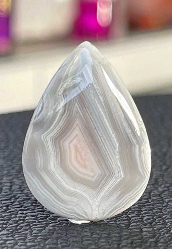 Botswana Agaat edelsteen cabochon druppel, medium