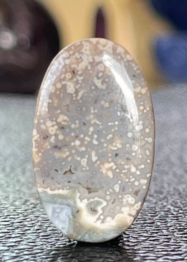 Oceaan Jaspis edelsteen cabochon ovaal, medium