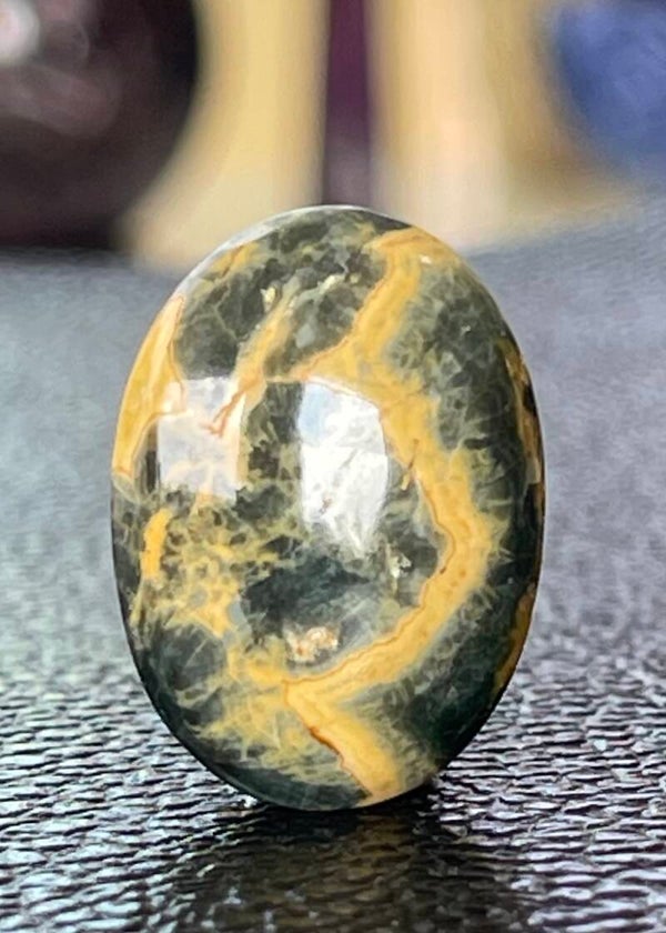 Oceaan Jaspis edelsteen cabochon ovaal, medium