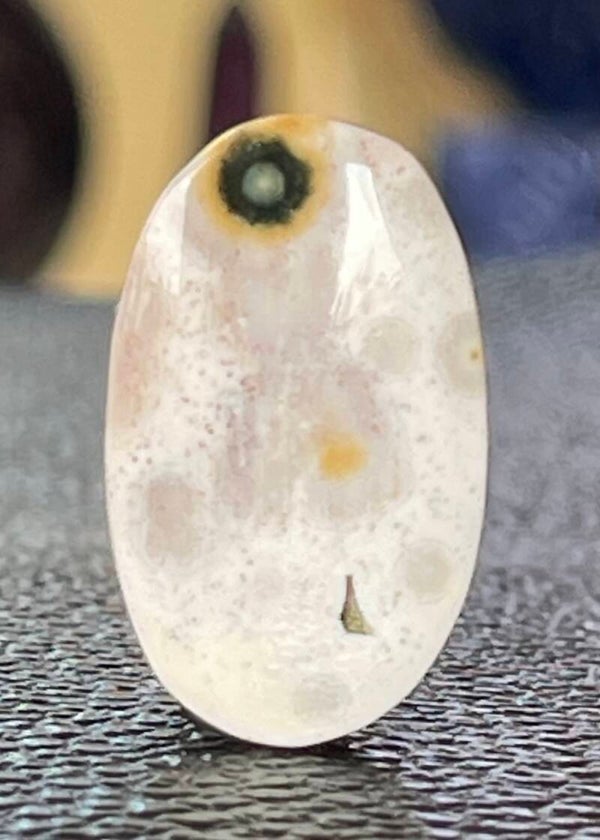 Oceaan Jaspis edelsteen cabochon ovaal, medium