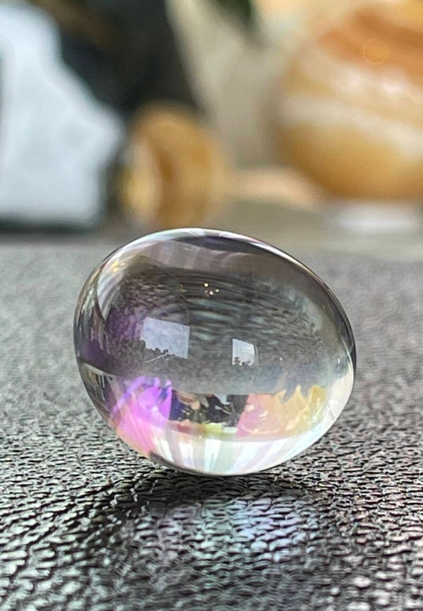 Aqua Aura Kwarts trommelsteen