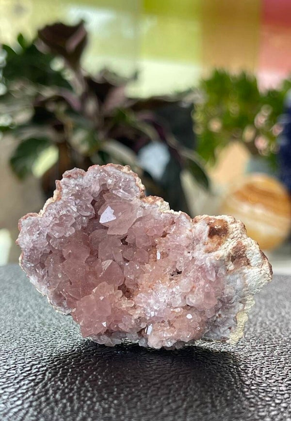 Roze Amethist uit Brazilië ruw, medium