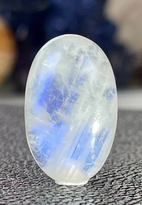 Regenboog Maansteen edelsteen cabochon ovaal, medium