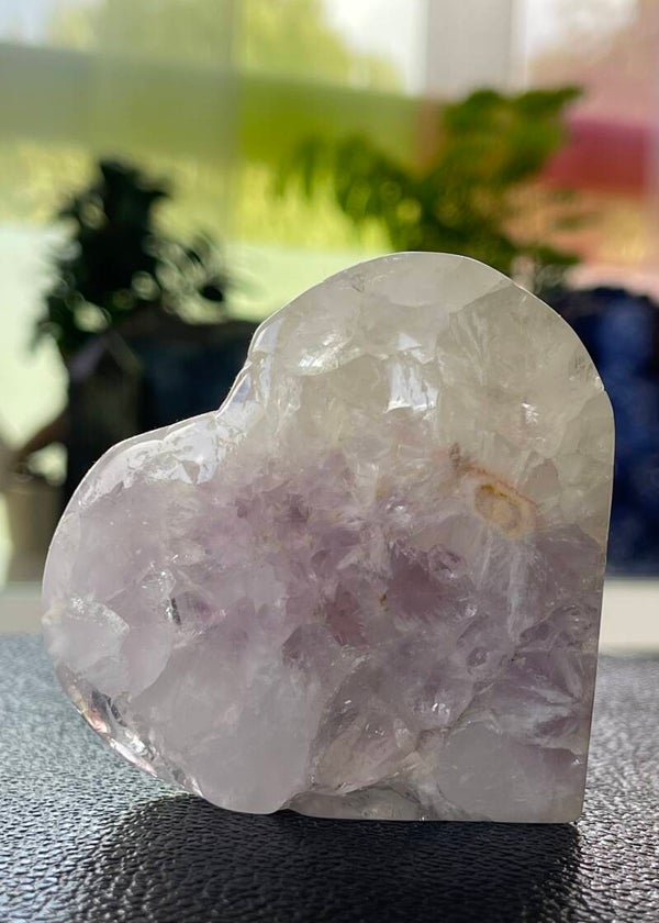 Amethist hart, medium