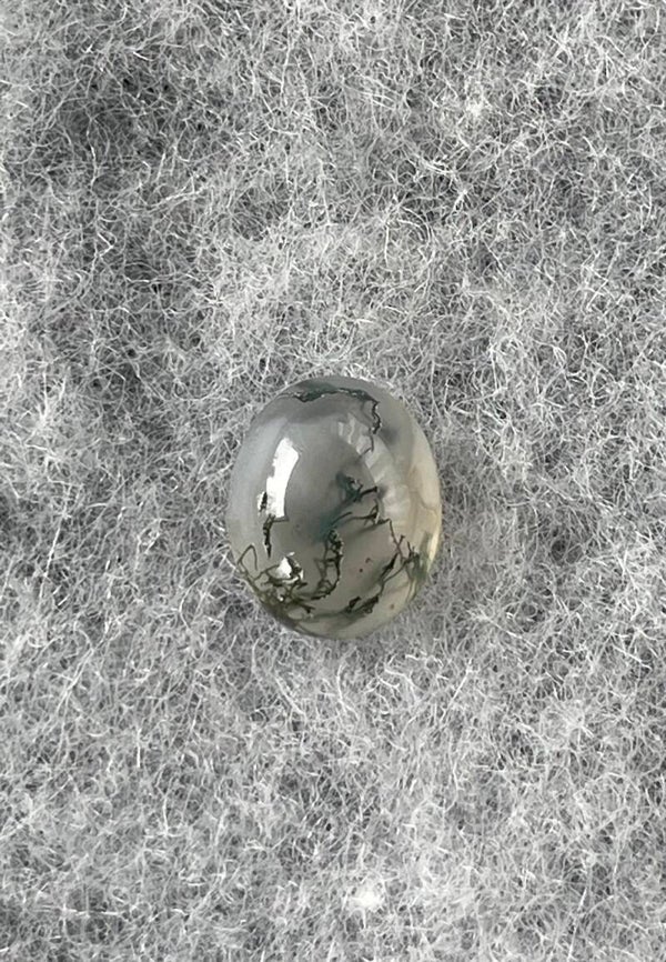Mosagaat edelsteen cabochon ovaal, klein