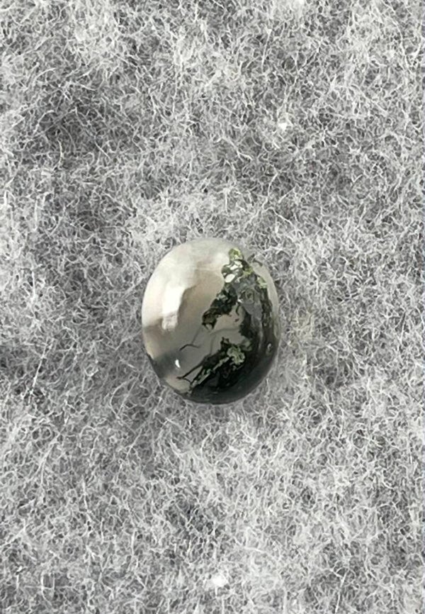 Mosagaat edelsteen cabochon ovaal, klein