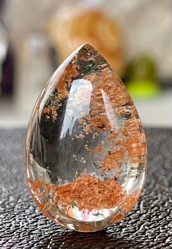 Lodoliet Kristal trommelsteen