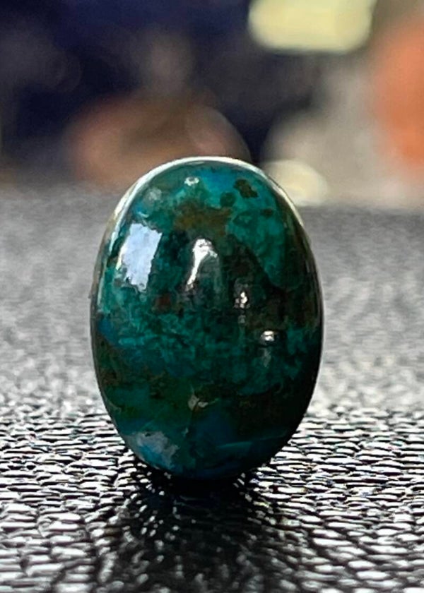 Chrysocolla edelsteen cabochon ovaal, medium