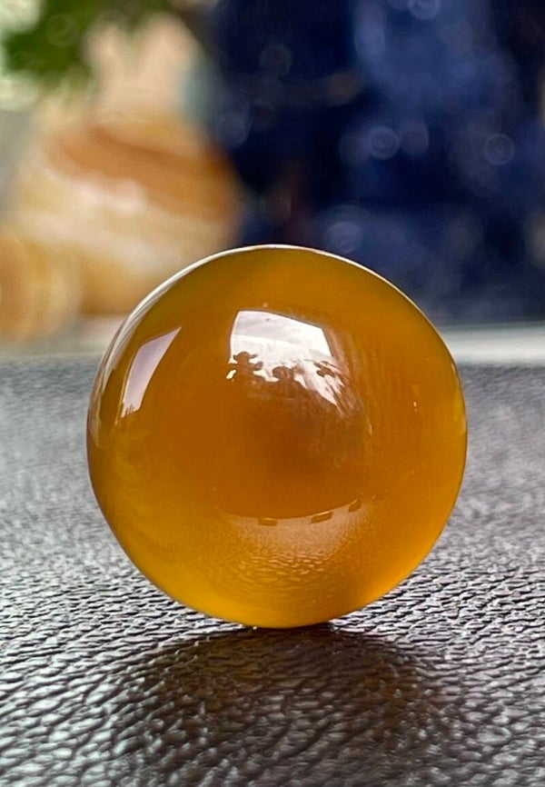 Onyx edelsteen cabochon rond, medium