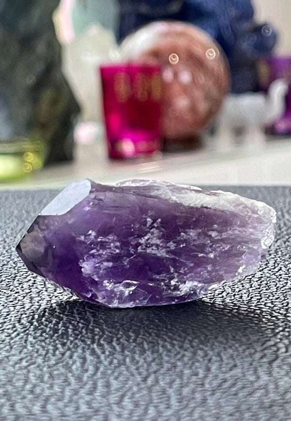 Amethist punt ruw, klein