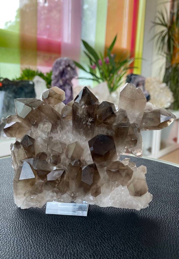 Rookkwarts cluster uit Brazilië