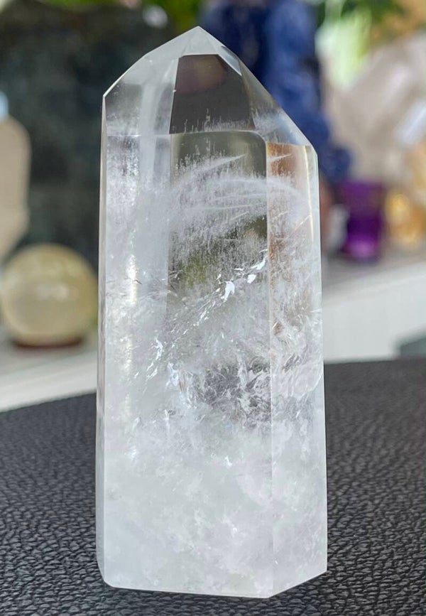 Bergkristal punt gepolijst, medium