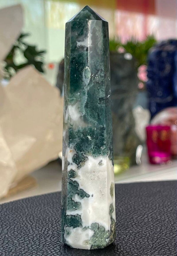 Mosagaat punt gepolijst, medium