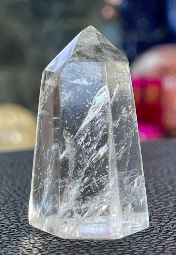 Bergkristal punt gepolijst, klein