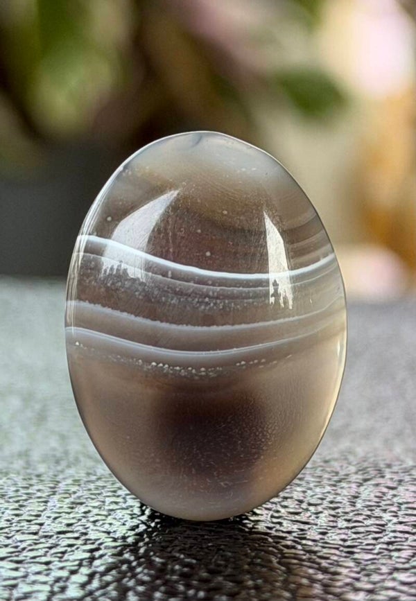 Botswana Agaat edelsteen cabochon ovaal, medium