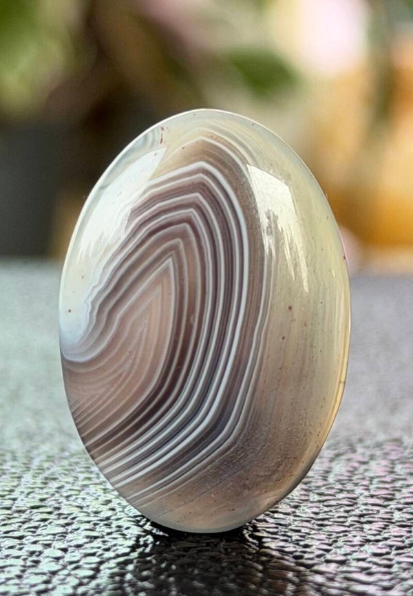 Botswana Agaat edelsteen cabochon ovaal, medium