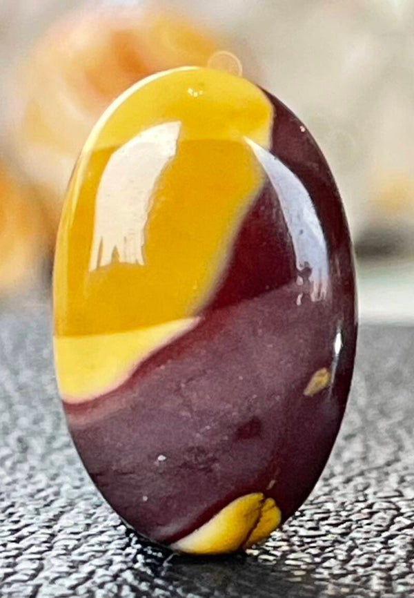 Mookaiet edelsteen cabochon ovaal, medium