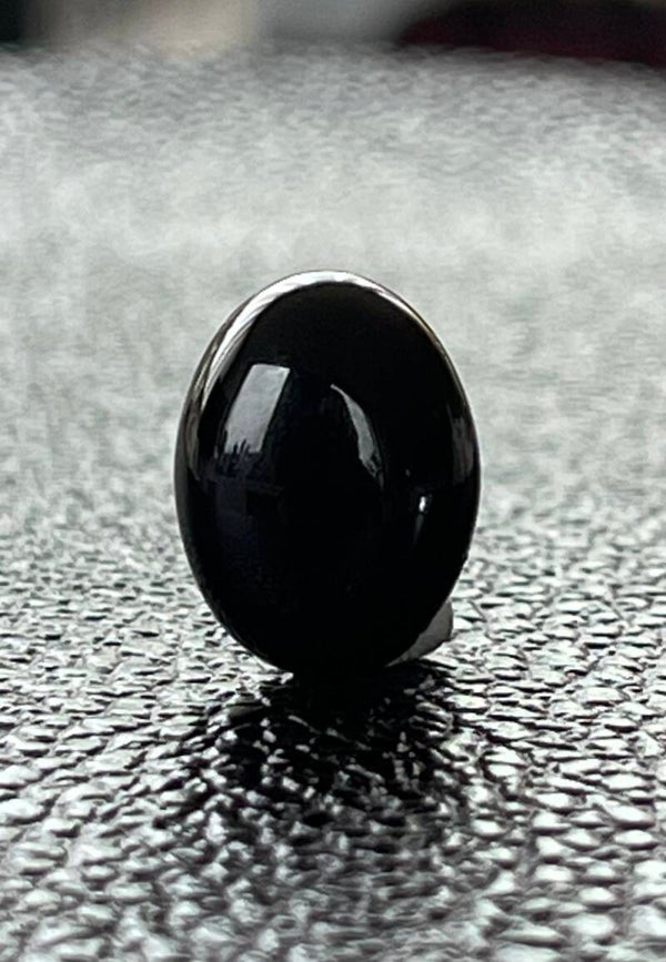 Onyx edelsteen cabochon ovaal, klein