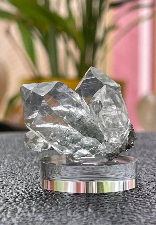 Bergkristal cluster ruw uit Himalaya, klein