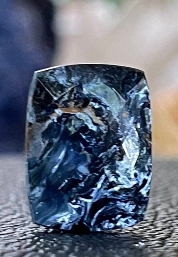 Pietersiet edelsteen checker facet geslepen rechthoekig, medium