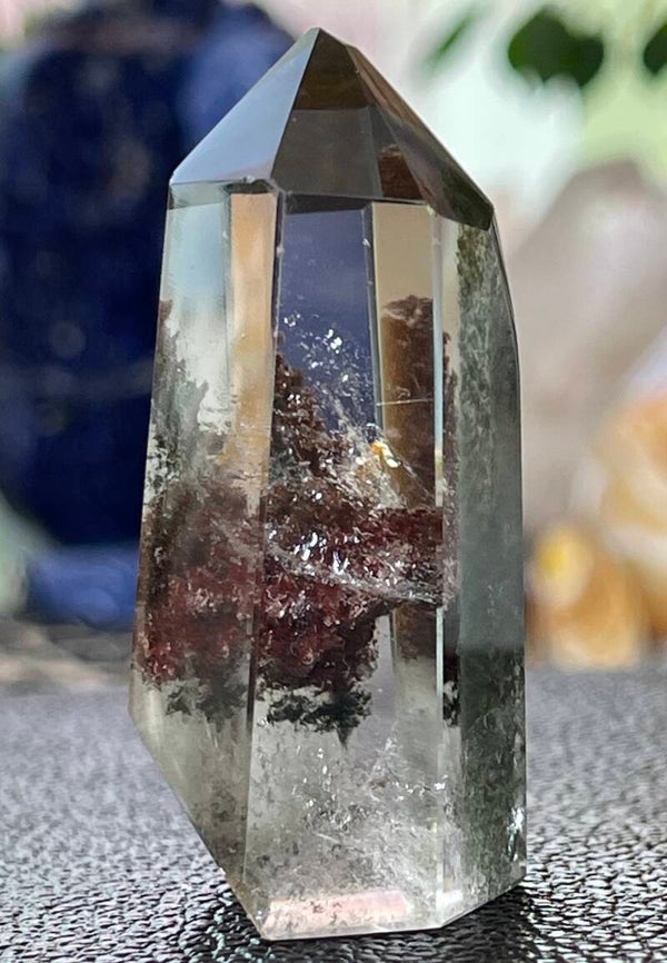 Lodoliet Kristal punt, gepolijst