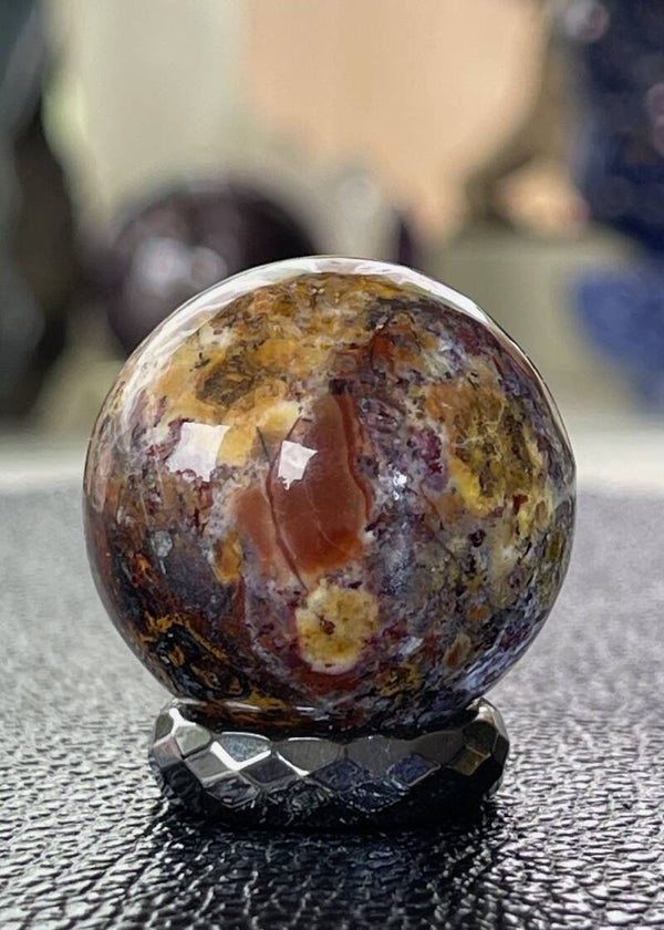 Jaspis bol, klein 3cm
