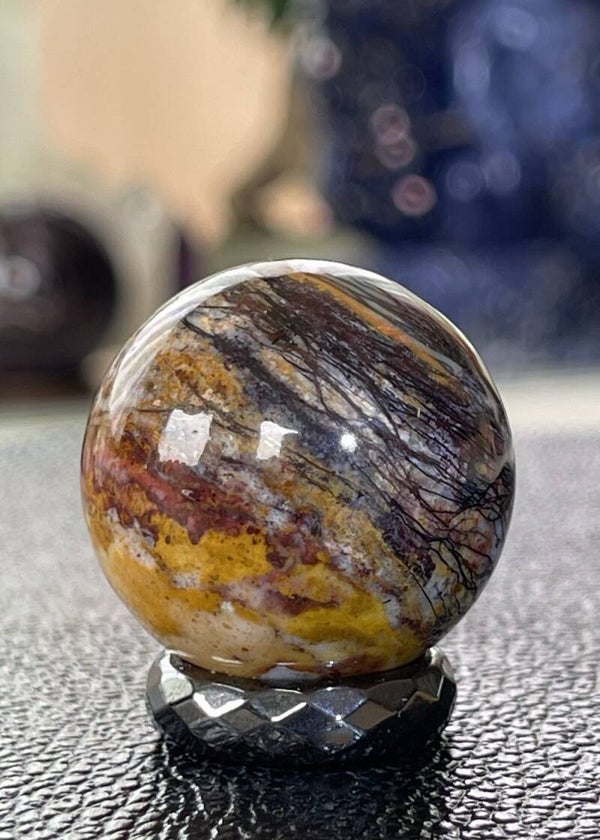 Jaspis bol, klein 3cm