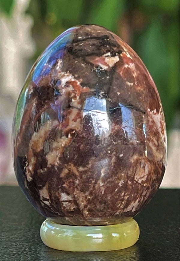 Jaspis met Dendriet ei, klein-medium 4,7cm