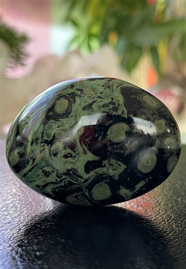 Kambaba Jaspis handsteen, medium