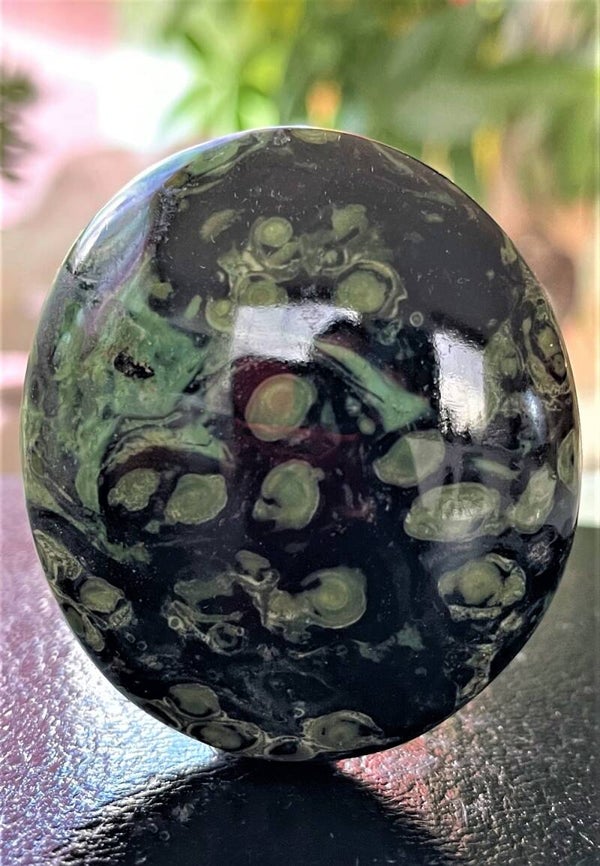 Kambaba Jaspis handsteen, medium