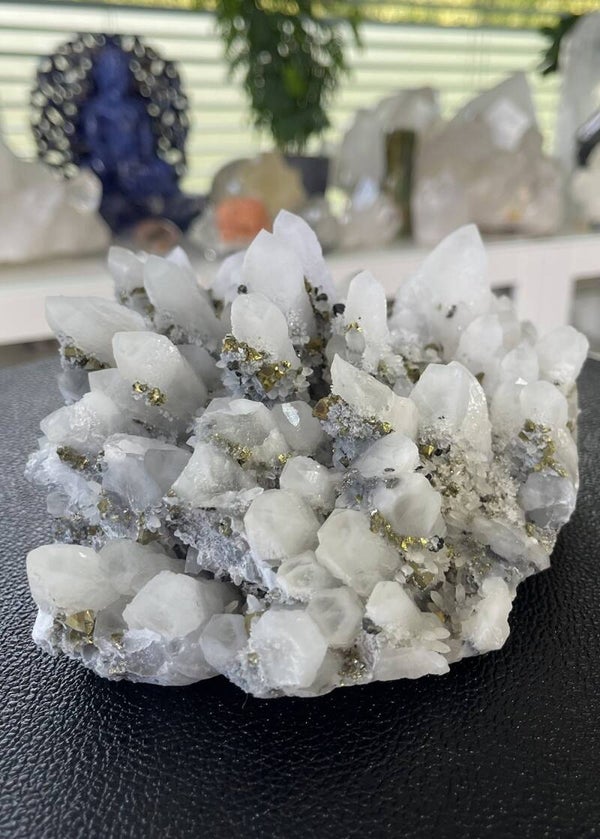 Kwarts met Chalcopyriet uit Bulgarije ruw, groot