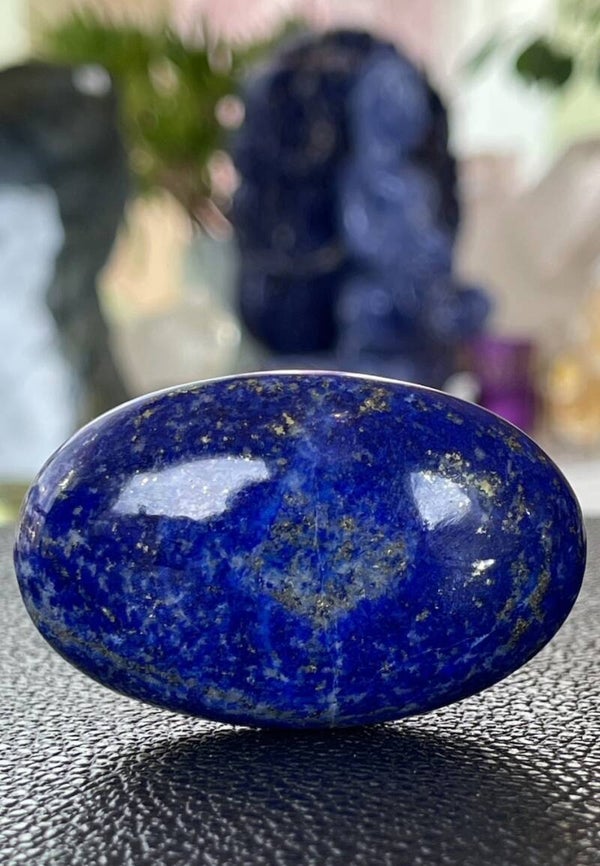 Lapis Lazuli met Pyriet handsteen, klein-medium