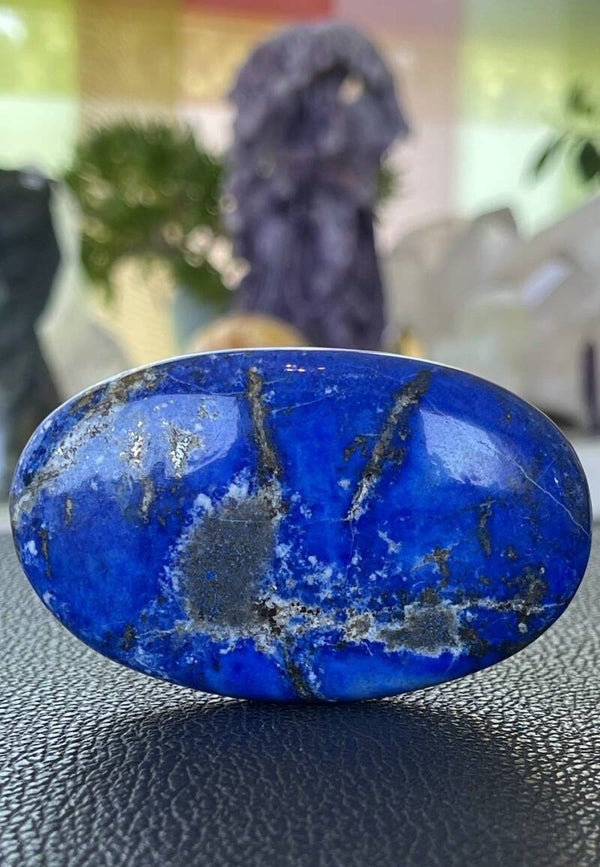Lapis Lazuli met Pyriet handsteen uit Afghanistan, groot