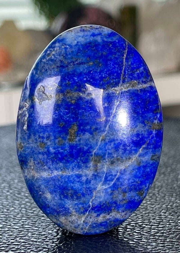 Lapis Lazuli met Pyriet handsteen, klein-medium
