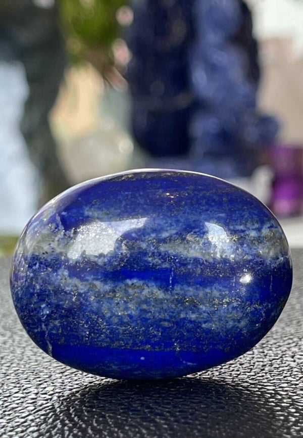 Lapis Lazuli met Pyriet handsteen, klein