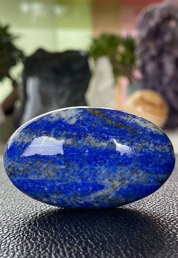 Lapis Lazuli met Pyriet handsteen uit Afghanistan, groot