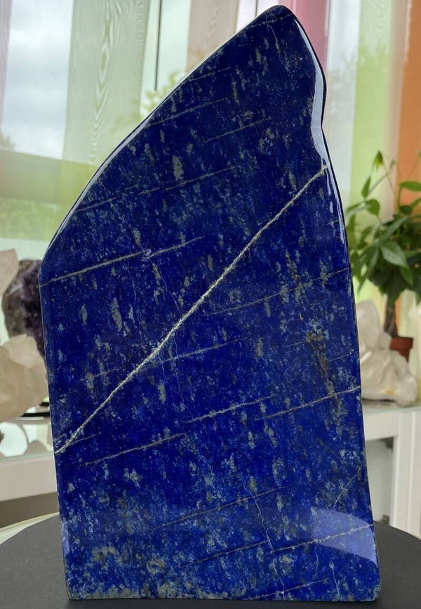 Lapis Lazuli met Pyriet, gepolijst stuk, heel groot