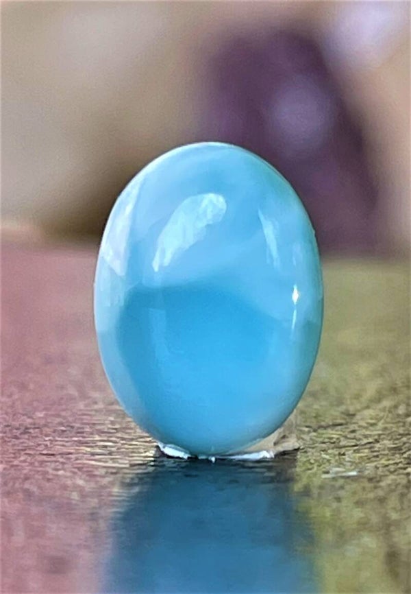 Larimar edelsteen cabochon ovaal, klein