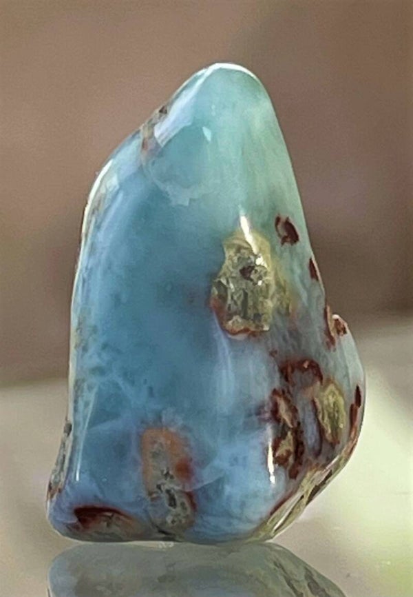 Larimar trommelsteen