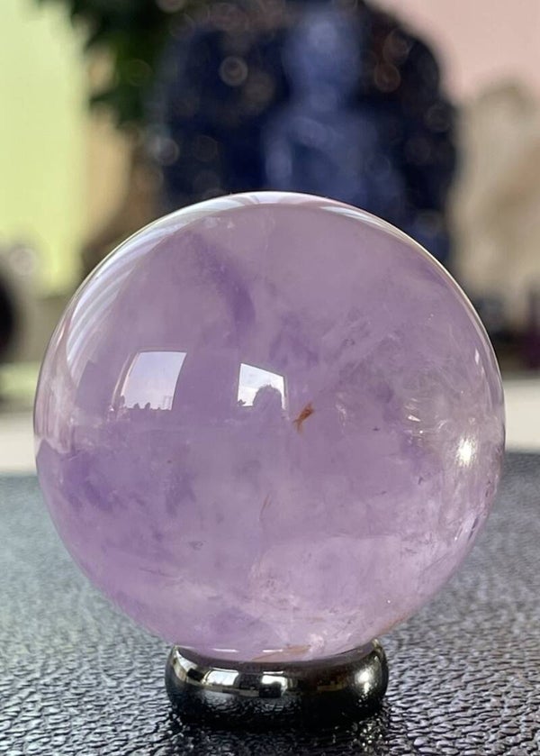 Lavendel Amethist bol, medium 4,4cm