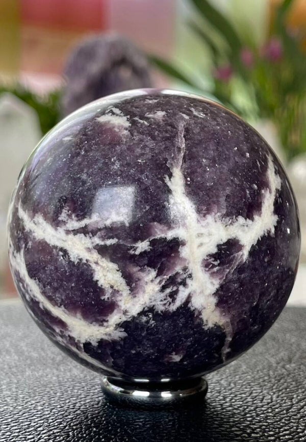 Lepidoliet bol, groot 7cm