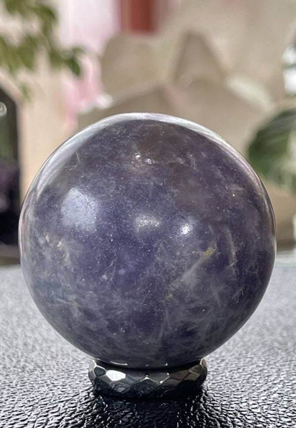 Lepidoliet bol uit Madagaskar, medium 5,2cm