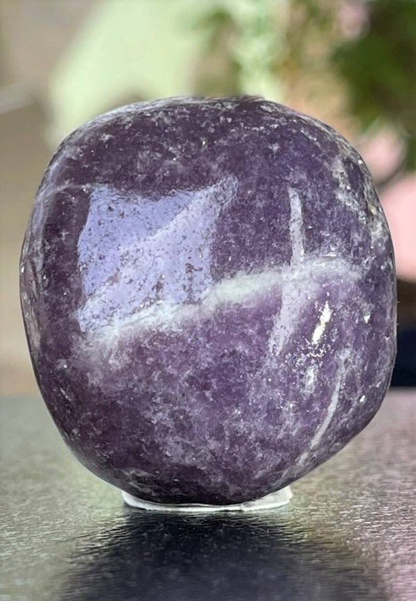 Lepidoliet trommelsteen, groot