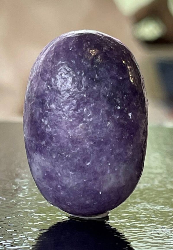 Lepidoliet trommelsteen, groot