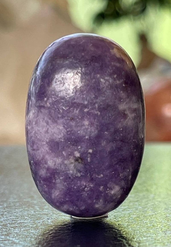 Lepidoliet trommelsteen, groot