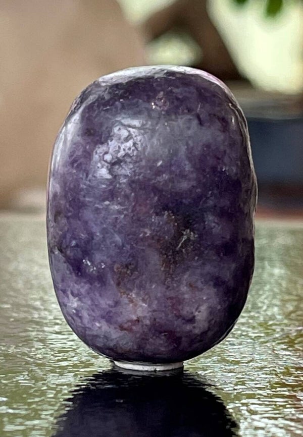 Lepidoliet trommelsteen, groot