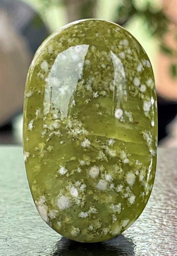 Lizardiet Serpentijn handsteen, klein