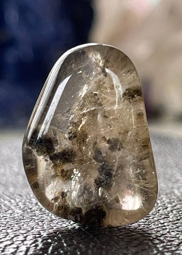 Lodoliet Kristal trommelsteen