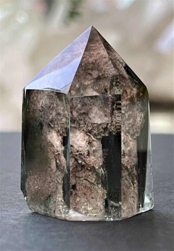 Lodoliet Kristal punt, gepolijst